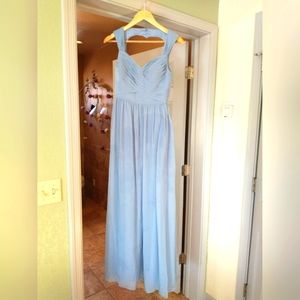Azazie bridesmaid dress Dusty Blue Size A2